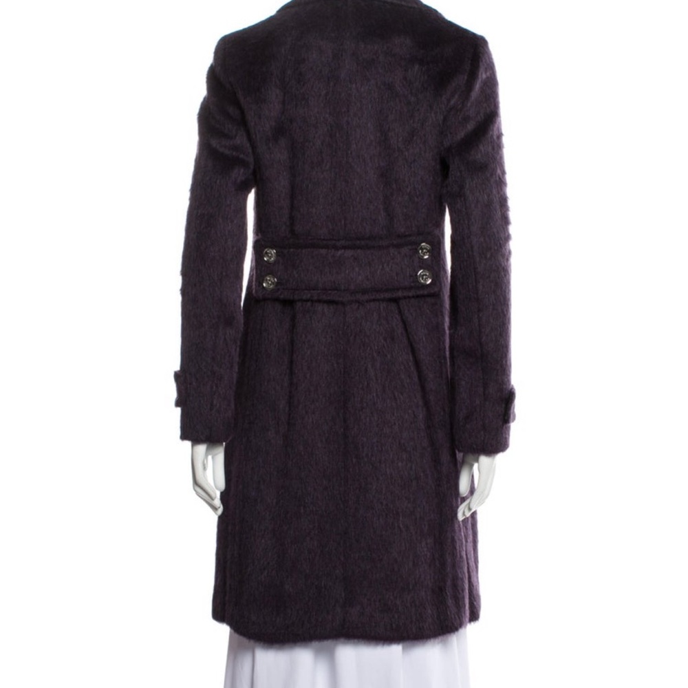 Michael Kors Purple Double-Breasted Coat - size 4 - Picture 2 of 2
